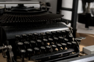Eine alte Schreibmaschine